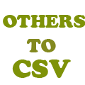 Convert to CSV
